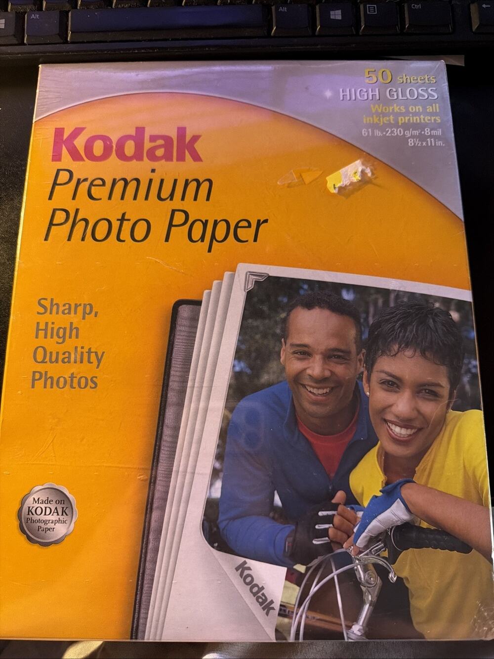 Kodak Premium Picture Photo Paper 8.5 x 11 High Gloss 50 Sheets SEALED